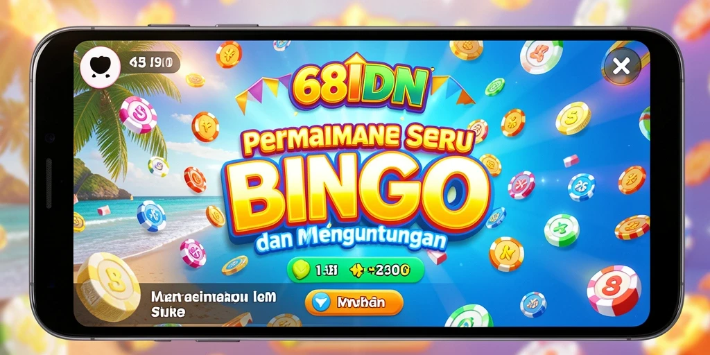 Tampilan gameplay Bingo yang seru dan interaktif di 68IDN.