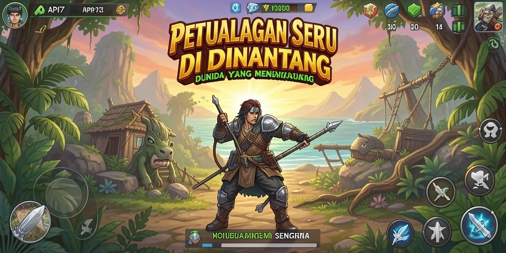 Screenshot gameplay API77 yang menampilkan aksi seru dalam petualangan.
