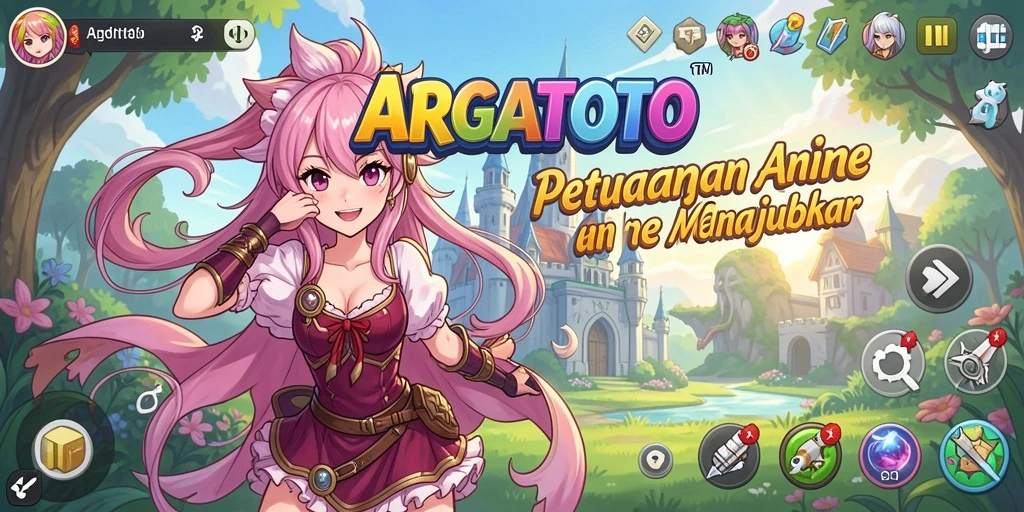 Tampilan gameplay menarik dari ARGATOTO yang penuh warna.