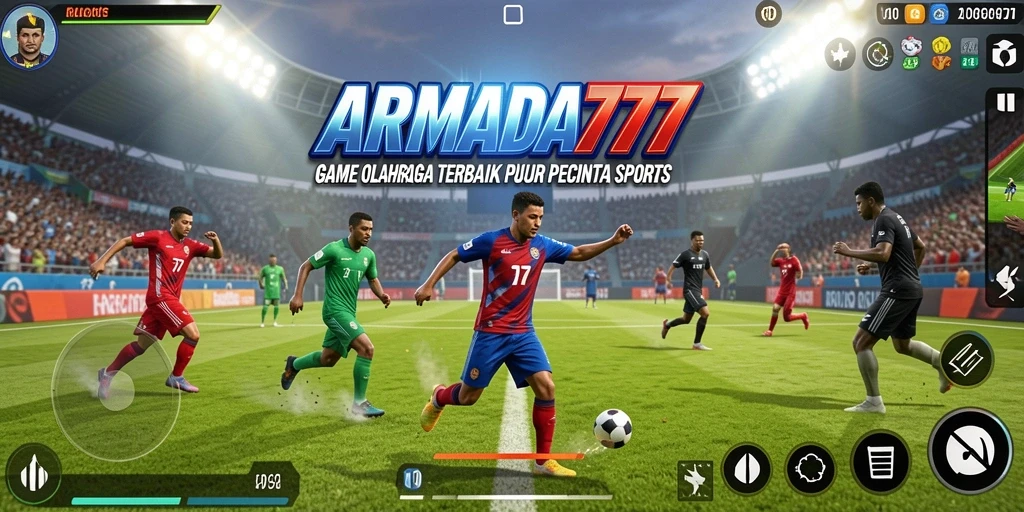 Tampilan gameplay seru dan grafis menarik di ARMADA777.