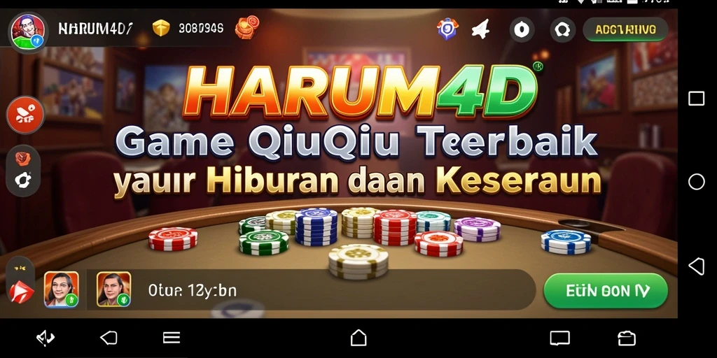 Gameplay seru QiuQiu dengan tampilan menarik di HARUM4D.