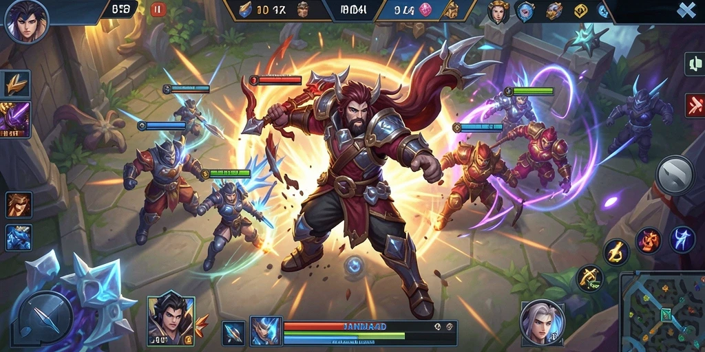 Tampilan gameplay seru dan grafis menawan dari JANDA4D.