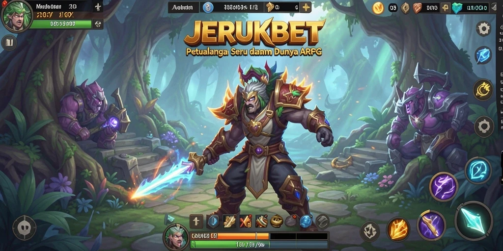 Tangkapan layar gameplay seru dalam <strong>JERUKBET</strong> menampilkan aksi bertarung mendebarkan.