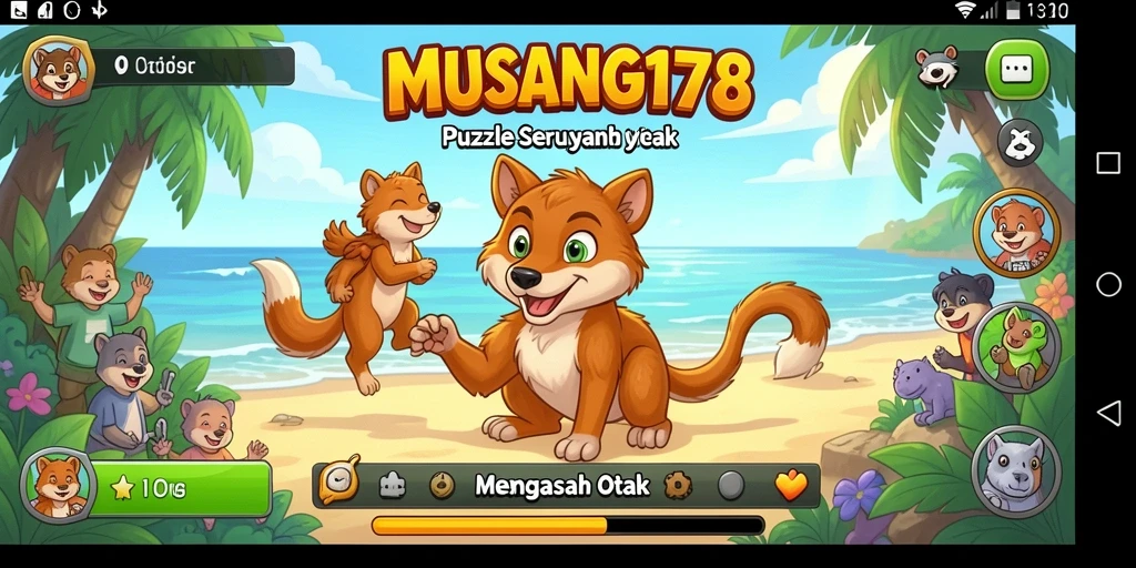 Tampilan gameplay MUSANG178 yang mengasah otak.