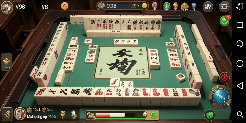 Gameplay V98 yang menarik dengan desain Mahjong yang menawan.